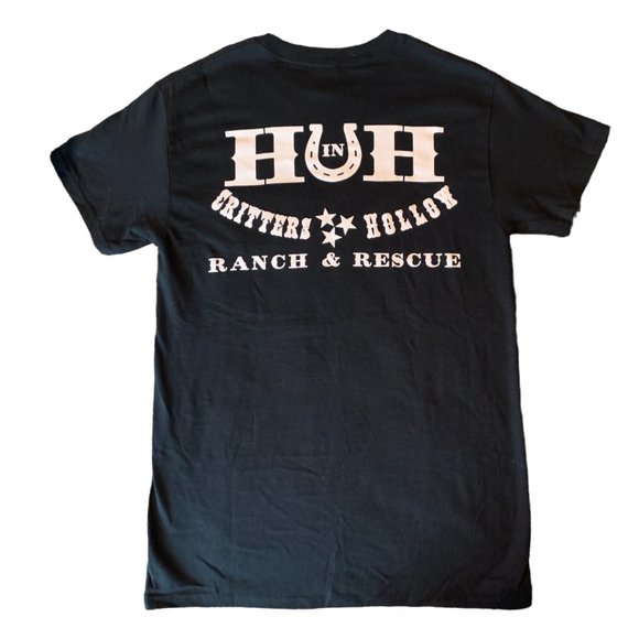 Heart in Hand Critters Hollow Ranch & Rescue Men's Tee - Picture 2 of 4